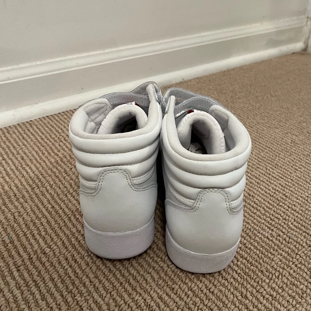 White Reebok Cheer Shoes - Picture 5 of 7